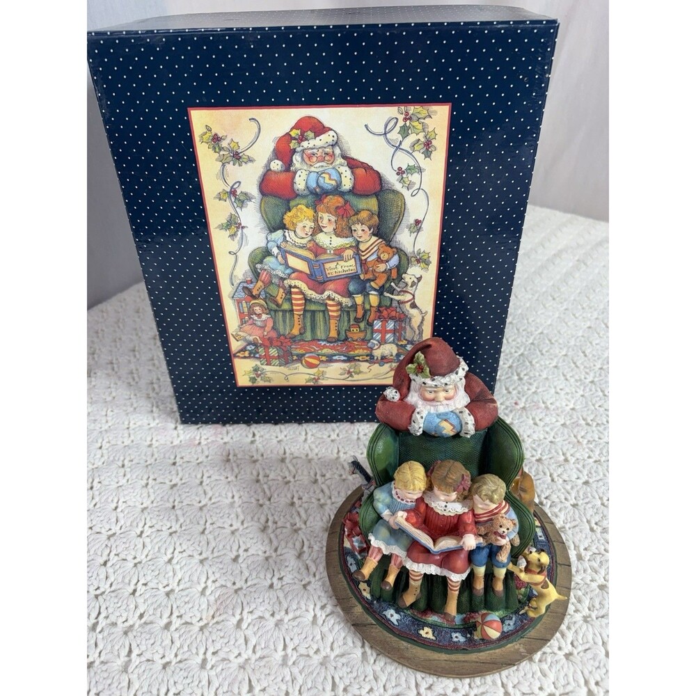 Susan Winget Santa's Watching Over Christmas Figurine 1st Ed 1998 #8 With Box